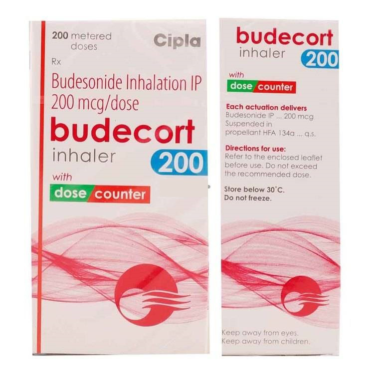 Budecort Inhaler - 200 mcg | Budesonide | 24x7 Pharma
