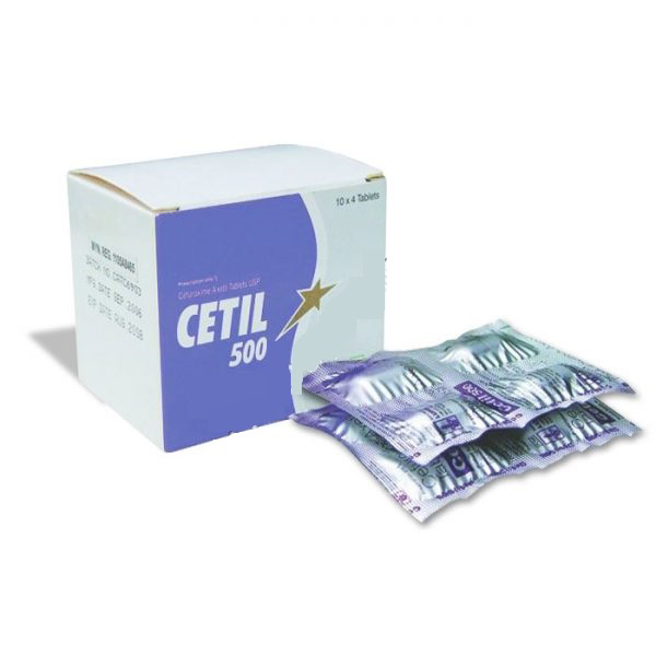 Purchase CETIL 500mg Tablet 10's | 24x7 Pharma