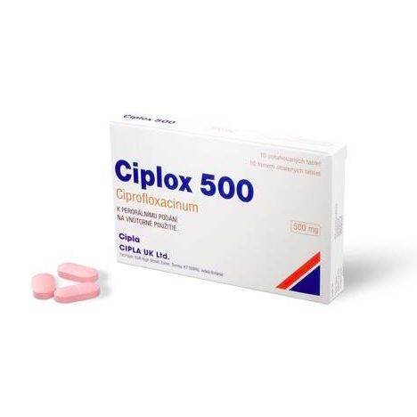 Purchase CIPLOX 500mg Tablet 10's  At Best Price | 24x7 Pharma
