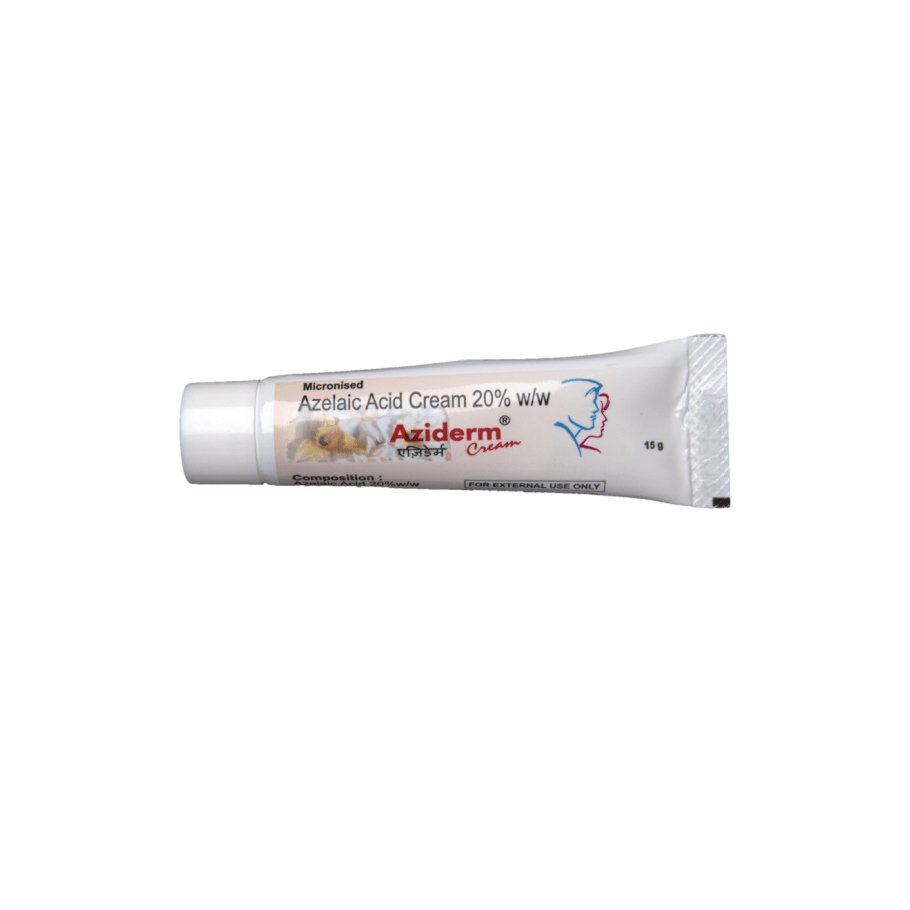 Buy Aziderm 20% Cream 15gm At Offer Price | 24x7 Pharma