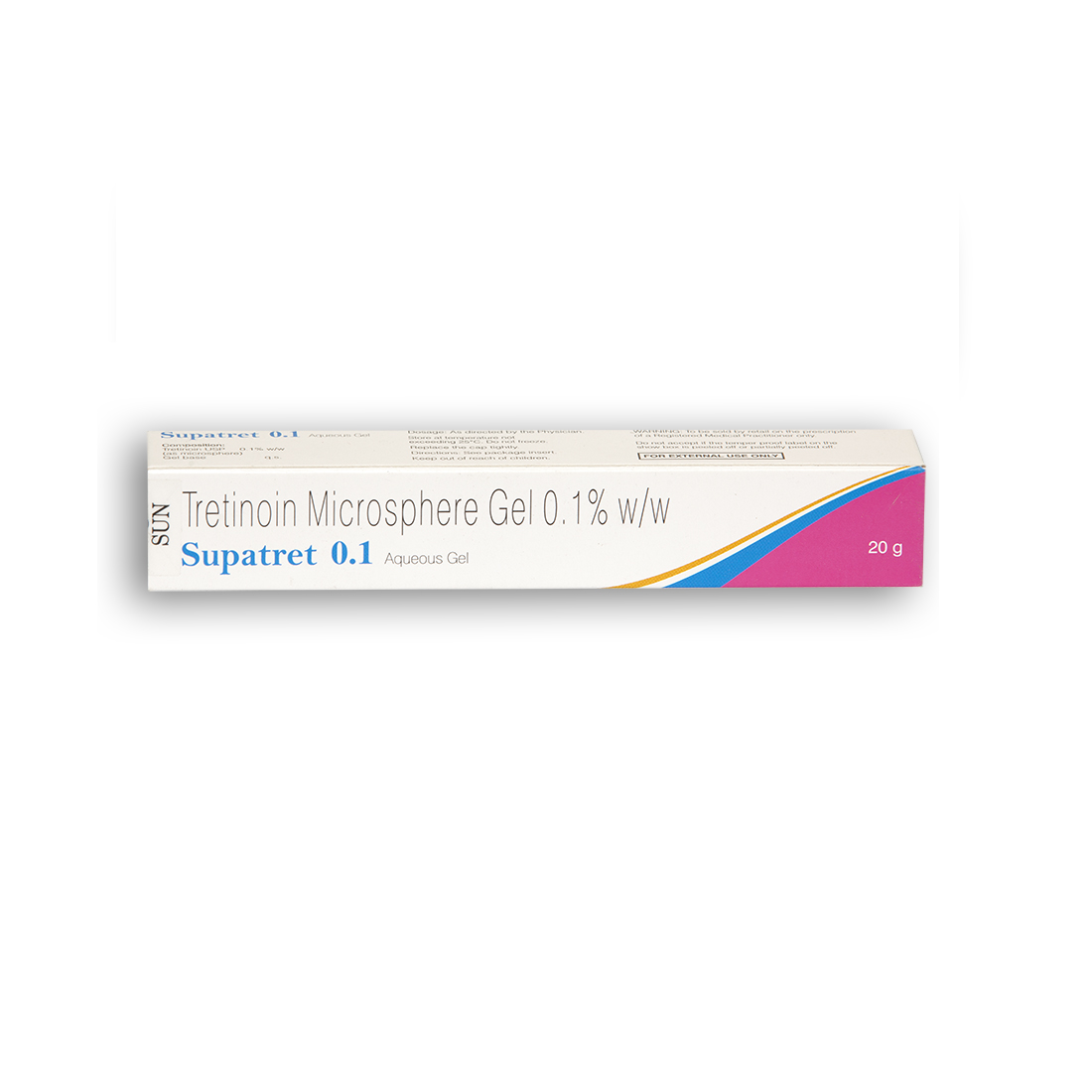 Purchase Supatret 0.10% Gel 20gm | 24x7 Pharma