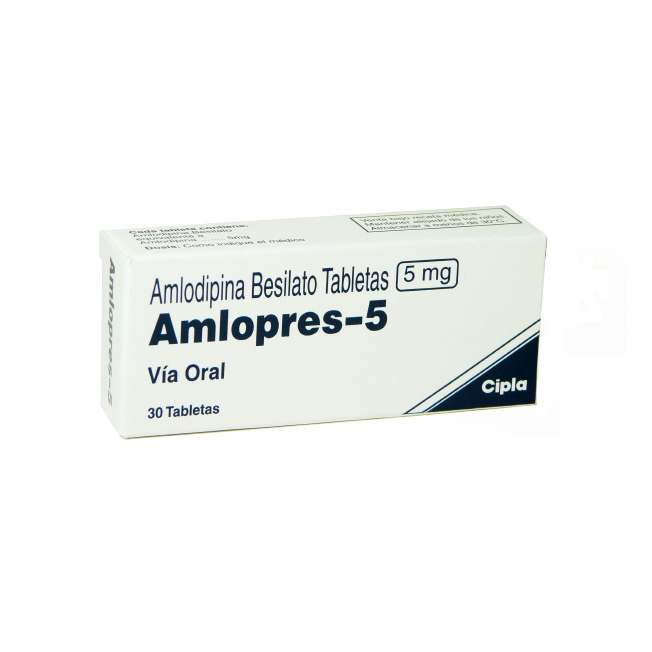 Buy AMLOPRES 5mg Tablet 15's At Discounted Price | 24x7 Pharma