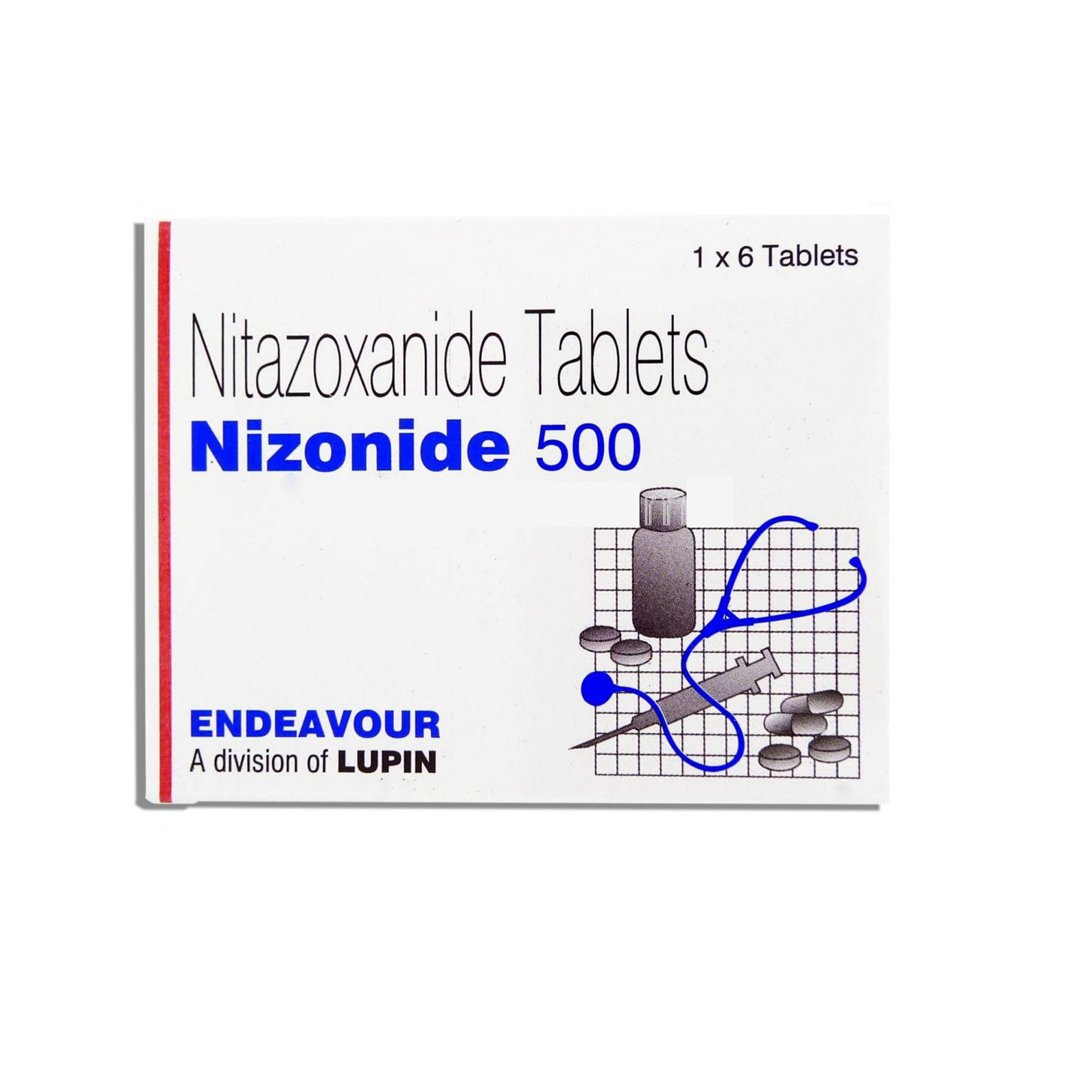 Get Nizonide 500mg Tablet 6's  At Discounted Price | 24x7 Pharma