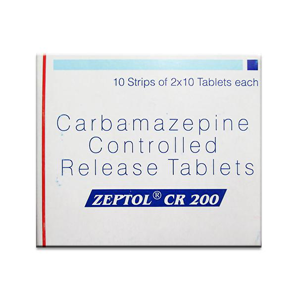 Purchase Zeptol CR 200mg Tablet 10's | 24x7 Pharma