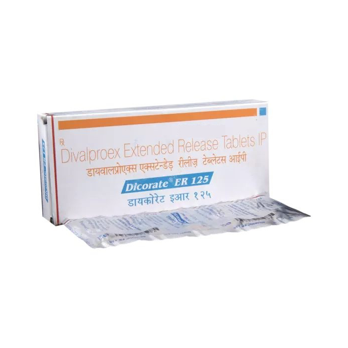 Get Dicorate ER 125mg Tablet 10's At Best Price| 24x7 Pharma