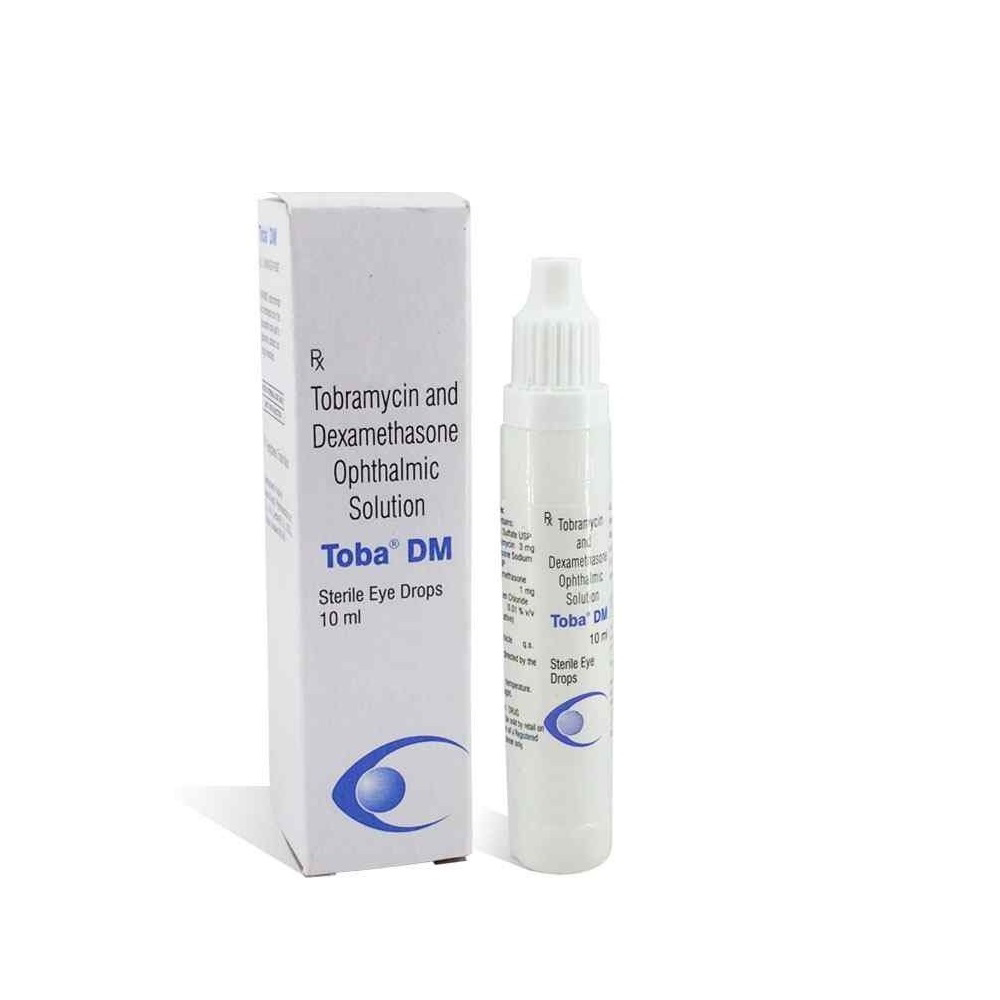 Get Toba DM Eye Drops 10ml At Best Price| 24x7 Pharma
