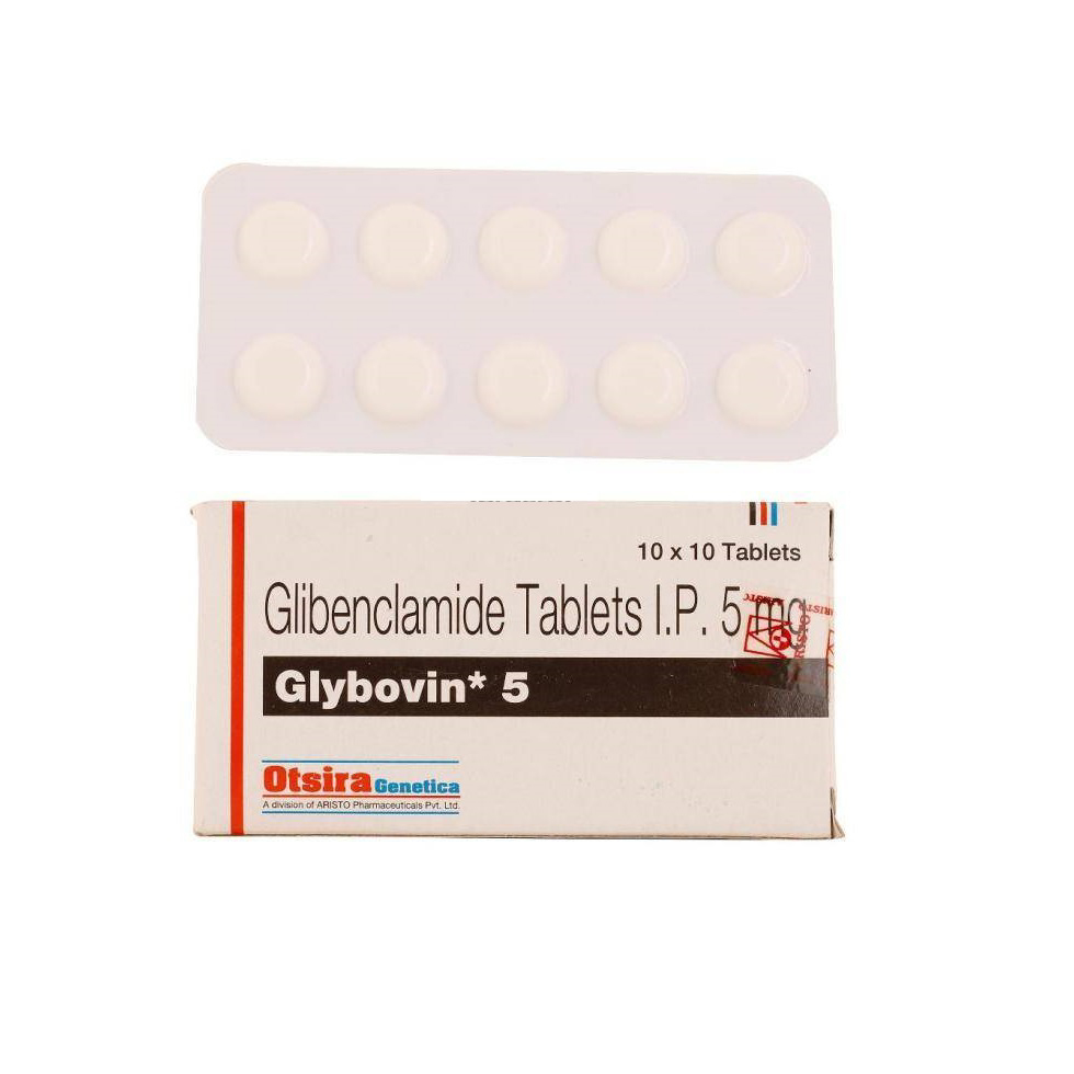 Get Glybovin 5mg Tablet 10's  | 24x7 Pharma