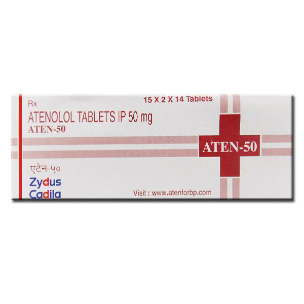 Get ATEN 50mg Tablet 14's At Offer Price | 24x7 Pharma