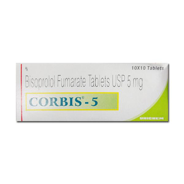 CORBIS 5mg Tablet 15's (Bisoprolol) | 24x7 Pharma