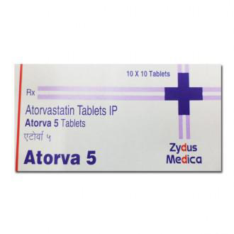 Purchase Atorva 5mg Tablet 45's At Best Price | 24x7 Pharma
