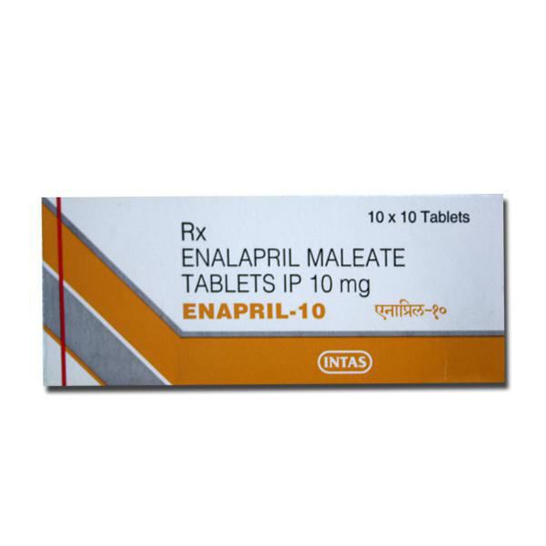Get ENAPRIL 10MG TABLET 10'S At Best Price | 24x7 Pharma