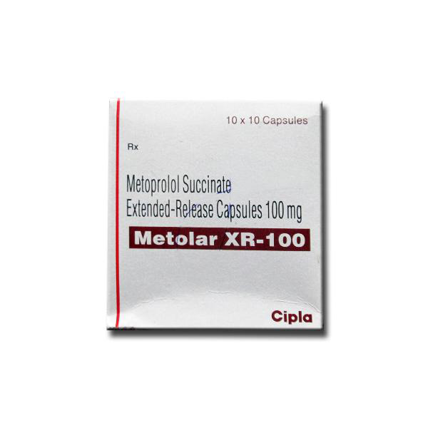 METOLAR XR 100mg Capsule 10's | 24x7 Pharma