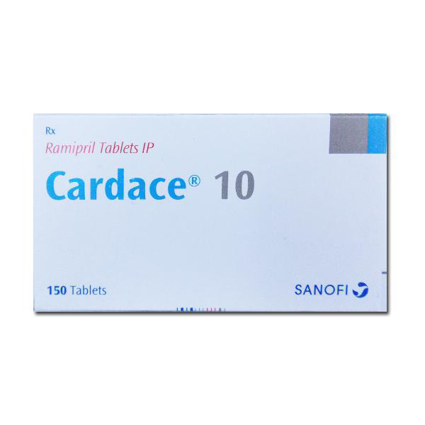 Purchase CARDACE 10mg Tablet 15's At Best Price | 24x7 Pharma