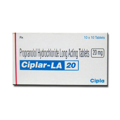 Ciplar LA 20mg Tablet 15'S | 24x7 Pharma