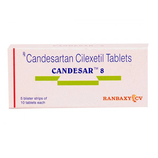 Get Candesar 8mg Tablet 50'S | 24x7 Pharma