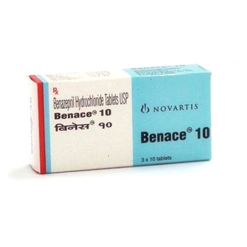 Get Benace 10mg Tablet 10'S At Best Price | 24x7 Pharma