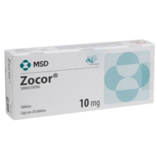 Get Zocor 10mg Tablet 30'S At Best Price | 24x7 Pharma