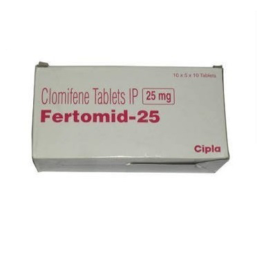 Fertomid 25mg Tablet 30'S | Clomifene | 24x7 Pharma