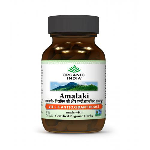 Get Organic India Amalaki Capsules 60's At Best Price | 24x7 Pharma