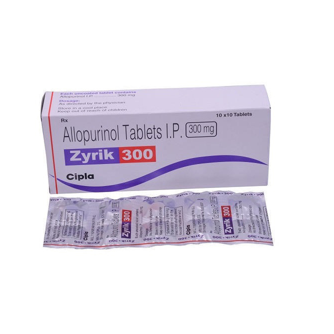 Zyrik 300mg Tablet 10'S At Best Price At Flat 25% OFF| 24x7 Pharma