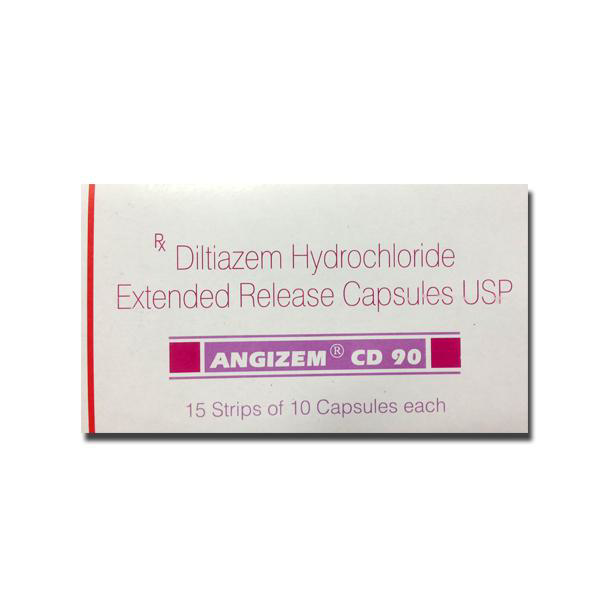 Purchase Angizem CD 90mg Capsule 10'S At Best Price | 24x7 Pharma