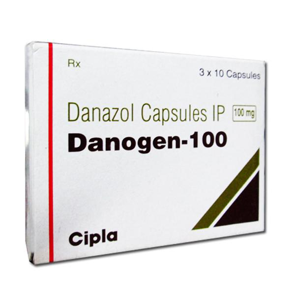 Danogen 100mg Capsule 30'S (Danazol) | 24x7 Pharma