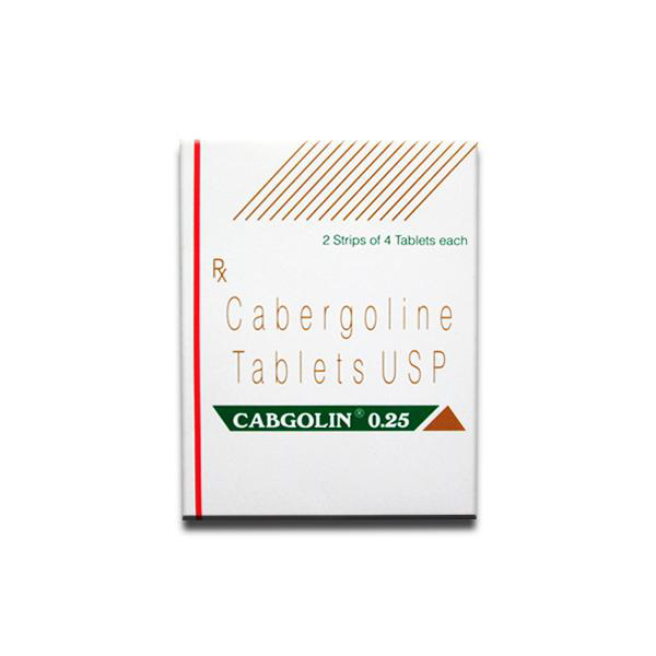 Purchase Cabgolin 0.25mg Tablet 4'S  | 24x7 Pharma