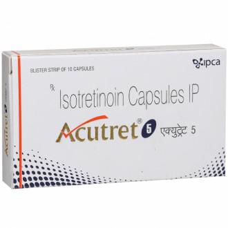 Acutret 5mg Capsule 10'S (Isotretinoin) | 24x7 Pharma