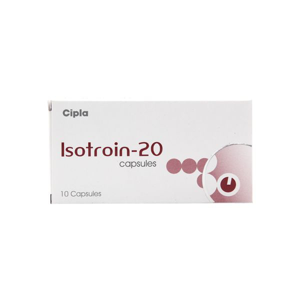 Isotroin 20mg Capsule 10'S At Best Price At Flat 25% OFF| 24x7 Pharma