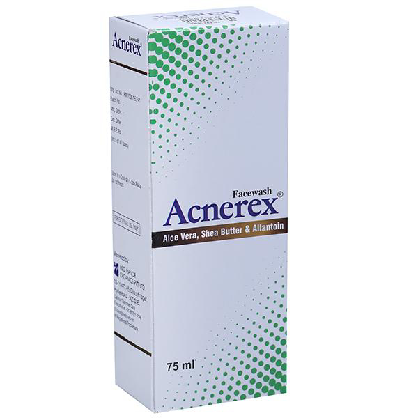 Acnerex Face Wash 75ml  At Best Price At Flat 25% OFF| 24x7 Pharma