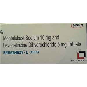 Buy Breathezy L Tablet 10'S | 24x7 Pharma