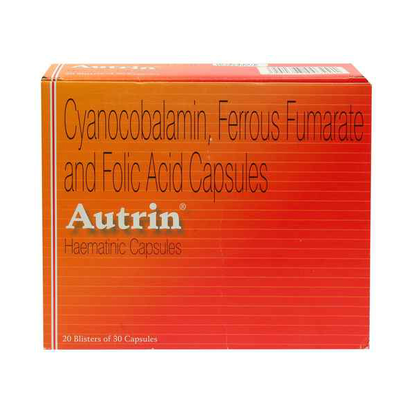 Autrin Capsule 30'S At Best Price At Flat 25% OFF| 24x7 Pharma