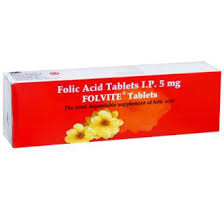Get Folvite 5mg Tablet 45'S At Offer Price | 24x7 Pharma