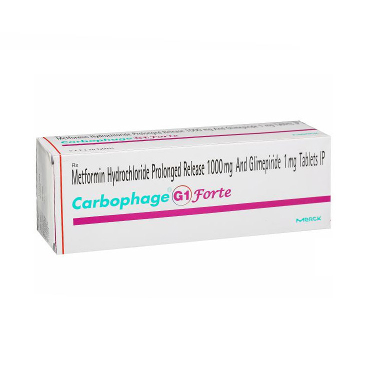 Get Carbophage G1 Forte Tablet 10'S  At Best Price | 24x7 Pharma