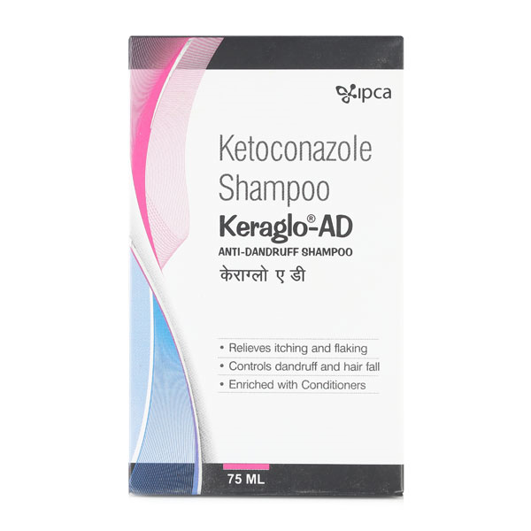 Buy Keraglo AD Shampoo 75ml With Fast Shipping | 24x7 Pharma