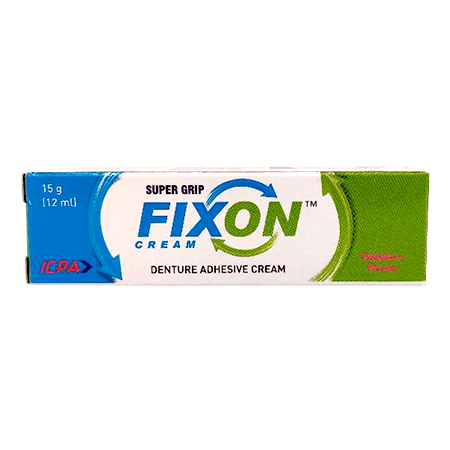 Fixon Strawberry Flavour Cream 15gm | 24x7 Pharma