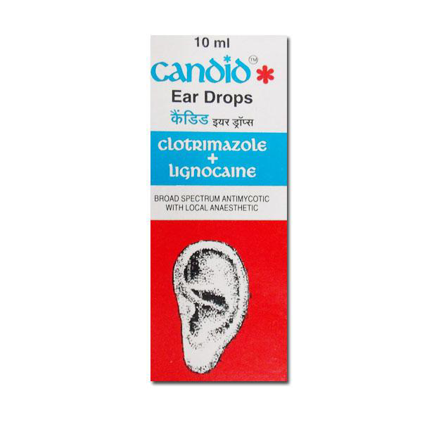 Candid Ear Drops 10ml At Flat 25% OFF| 24x7 Pharma