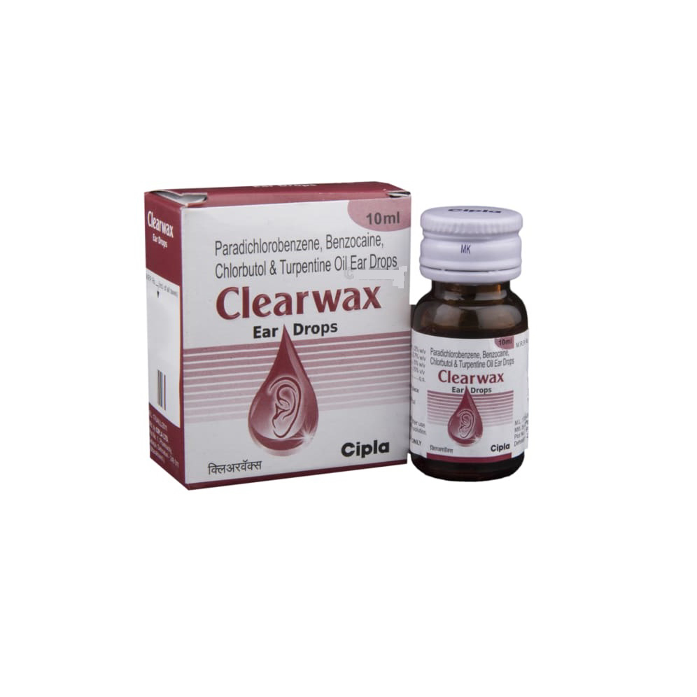 Get Clearwax Ear Drops 10ml At Discounted Price | 24x7 Pharma