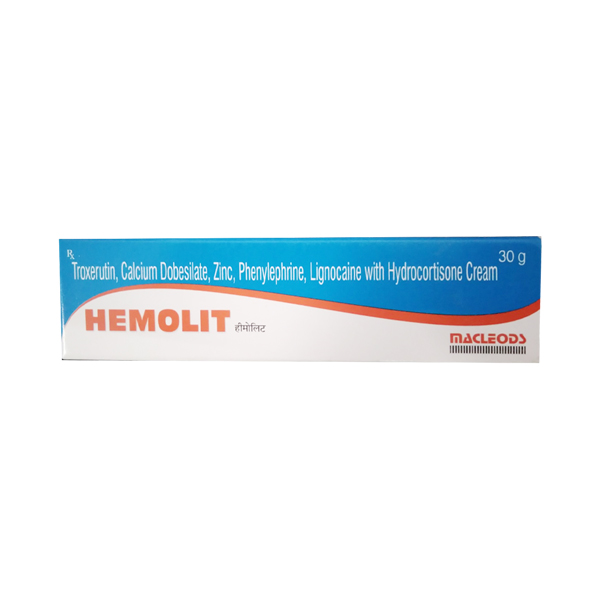 Get Hemolit Cream 30gm | 24x7 Pharma