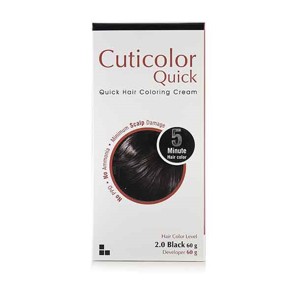 24x7Pharma. CUTICOLOR QUICK BLACK HAIR COLORING Cream 60gm