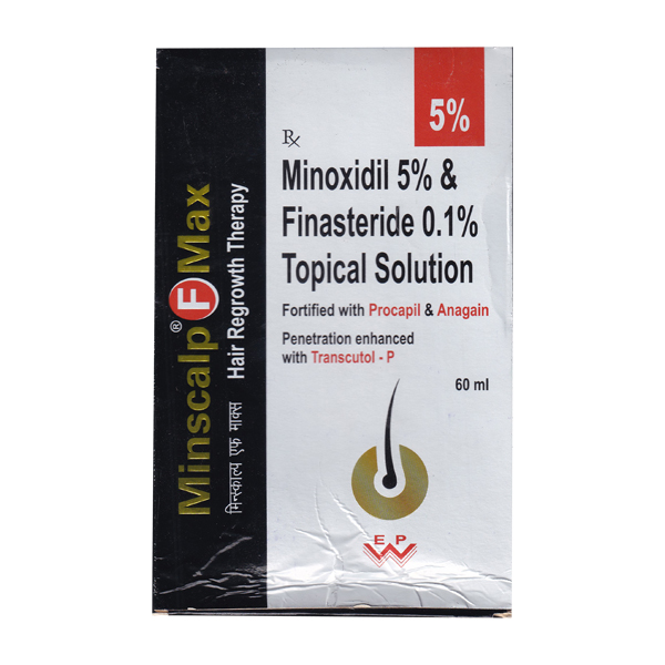 Minscalp F Max 5% Topical Solution 60ml  | 24x7 Pharma
