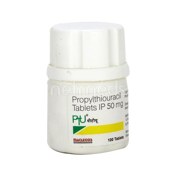 Get PTU 50mg Tablet 100'S | 24x7 Pharma
