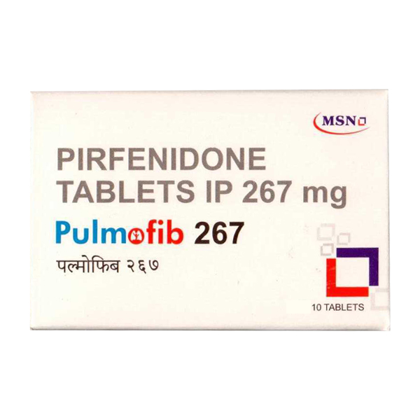 Purchase PULMOFIB 267mg Tablet 10's At Best Price | 24x7 Pharma