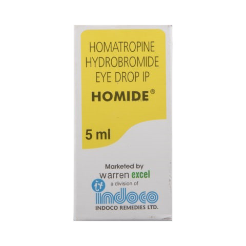 Buy Homide Eye Drops 5ml At Discounted Price | 24x7 Pharma