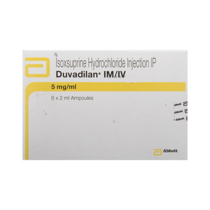 Buy Duvadilan 5mg Injection 6X2ml With Fast Shipping | 24x7 Pharma