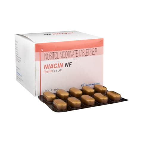 Purchase Niacin NF 1000mg Tablet 10'S | 24x7 Pharma