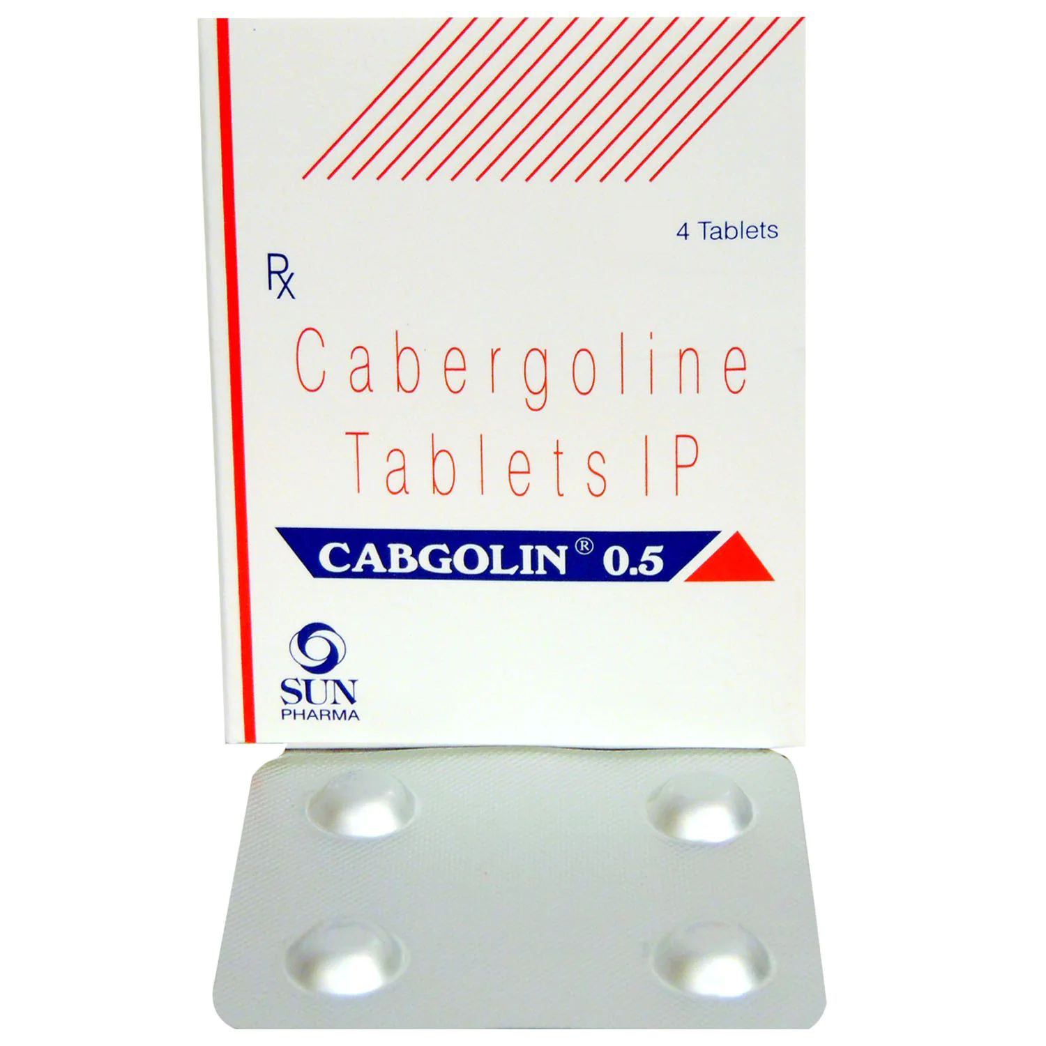 Buy Cabgolin 0.5mg Tablet 4'S With Fast Shipping | 24x7 Pharma