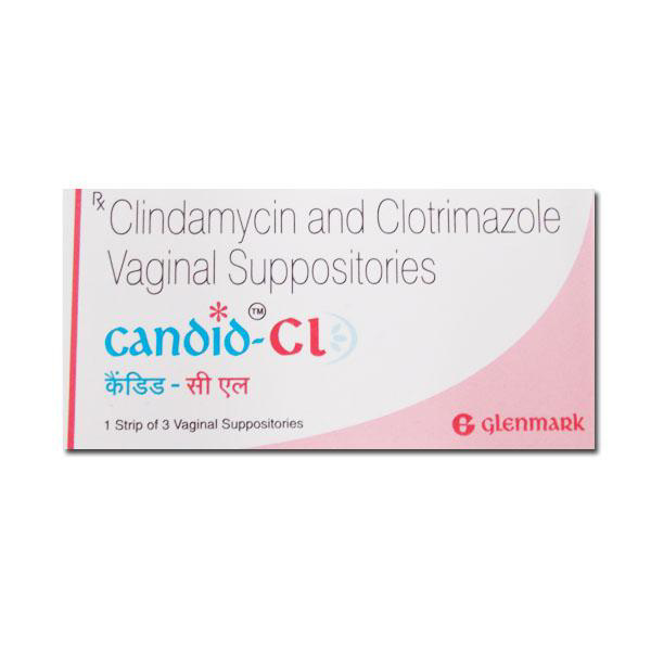 Candid CL Suppository 3'S | 24x7 Pharma