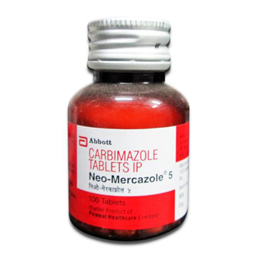 Purchase NEO Mercazole 5mg Tablet 100'S At Best Price | 24x7 Pharma