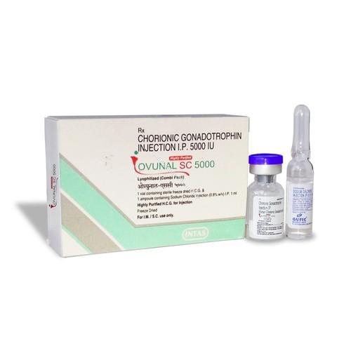 Ovunal SC 5000IU Injection 1's (3 Vials) | 24x7 Pharma